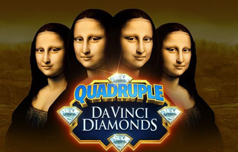Игровой автомат Quadruple Da Vinci Diamonds 